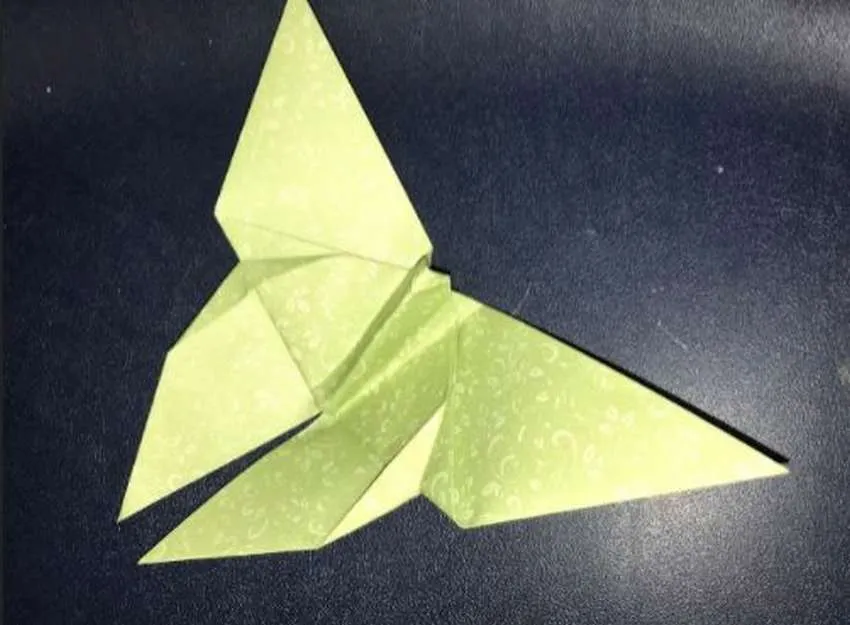  бабочка оригами для начинающих