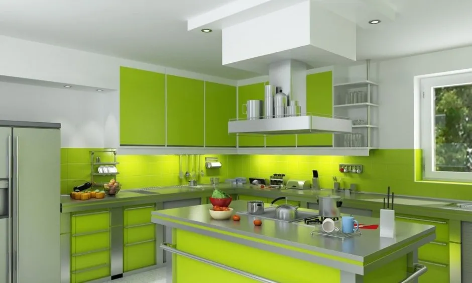 Кухня хофф зеленая