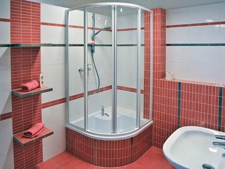 (+62 фото) Дизайн ванной комнаты с туалетом с душевой