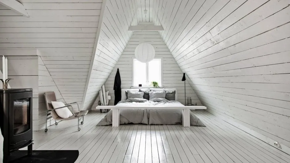 Интерьеры домов из бруса в скандинавском стиле