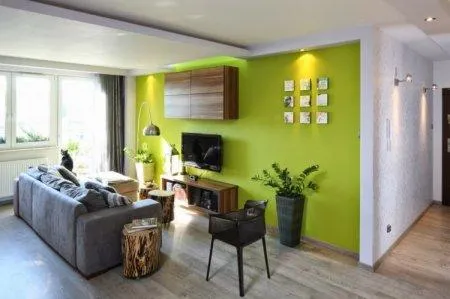 Естественные цвета - Цветовые сочетания стены, пол и потолок