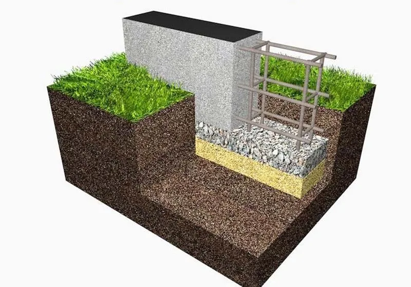 Как правильно залить фундамент своими руками под забор, расчет глубины и необходимость гидроизоляции