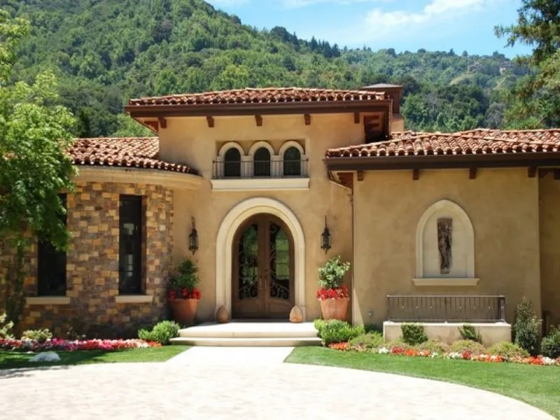 Тосканский стиль в архитектуре итальянская Одноэтажная вилла