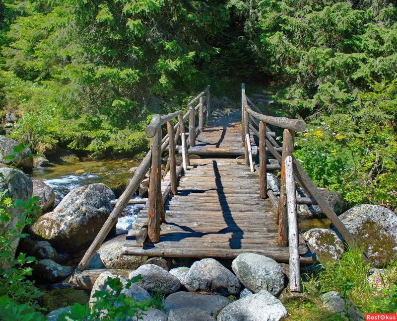 Мост ручей горный Ялта
