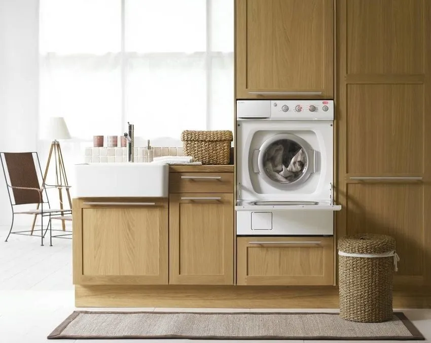 Установить стиральную машину можно в любом месте квартиры