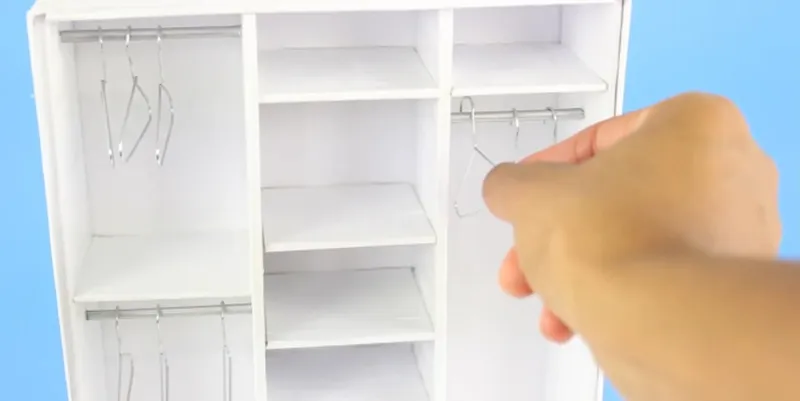 как сделать шкаф для кукол