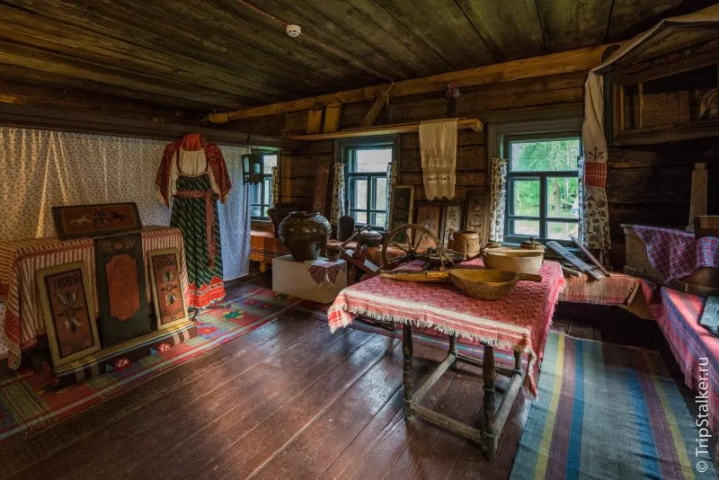 Музей деревянного зодчества в Костроме внутри