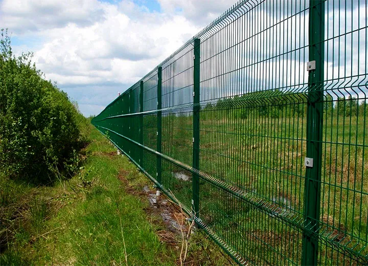 Забор из сварной сетки