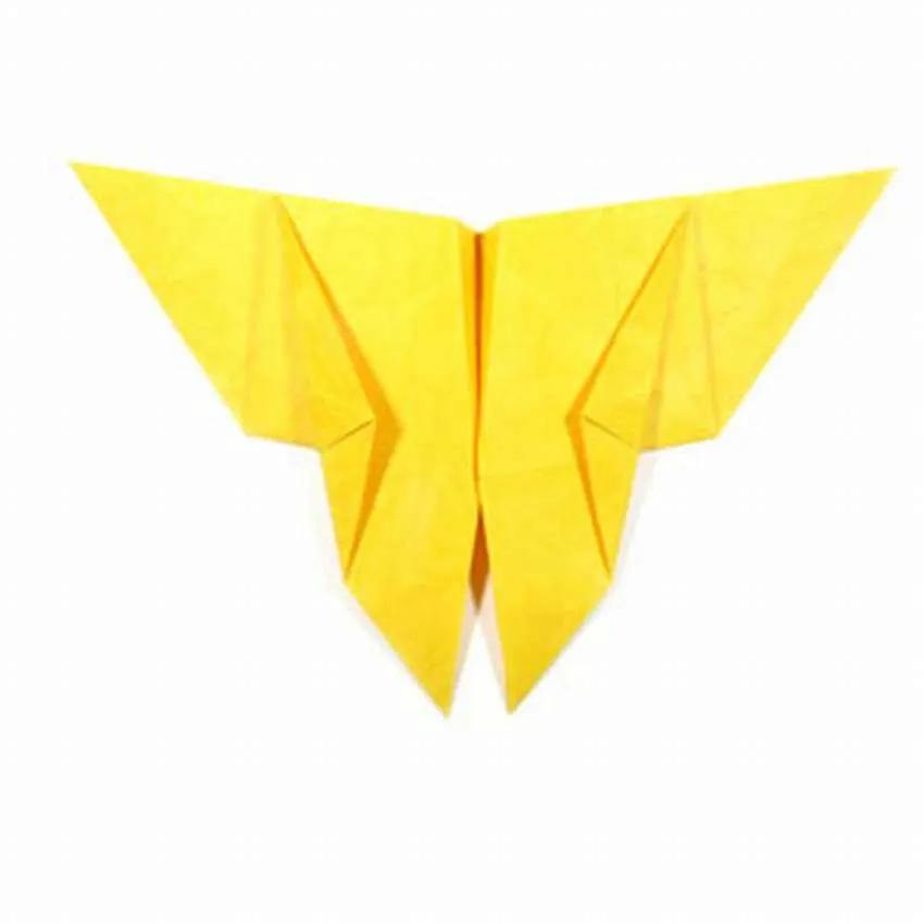 бабочка оригами легкая схема 