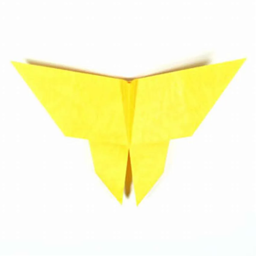 бабочка оригами легкая схема