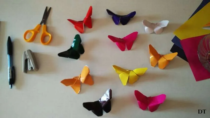 бумажные бабочки оригами