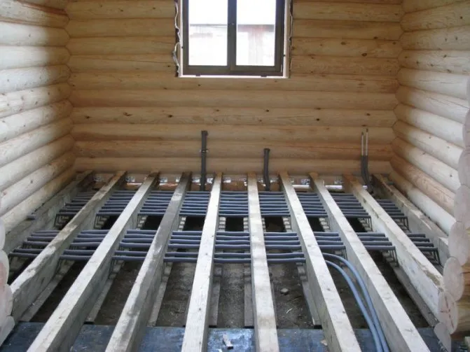 Вентиляция в полу в частном деревянном доме