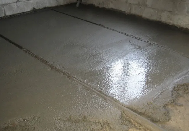 пропорции бетона для пола в гараже